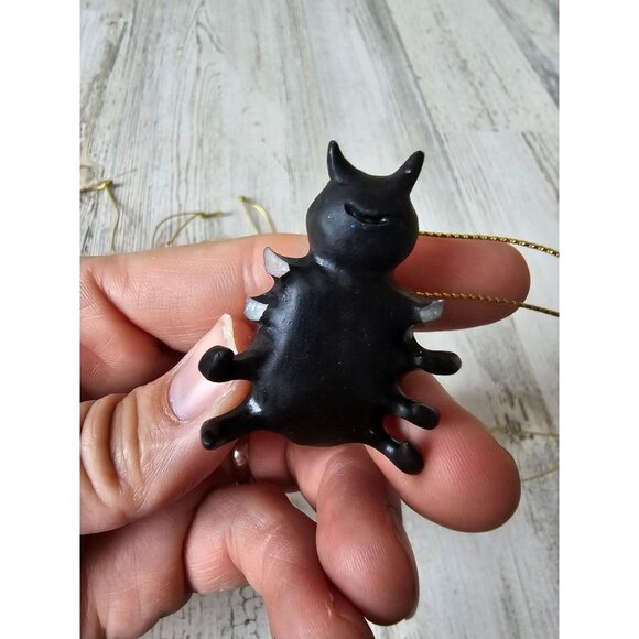 Mini Halloween ornament mummy cat skeleton tree spider ghost witch set lot - Picture 5 of 9